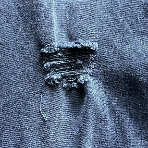 Hudson Krista Ankle Super Skinny Jeans W32 L27.5 Gray Denim Stretch Distressed - Picture 6 of 8